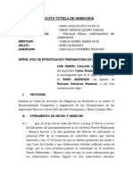 Solicito Tutela de Derechos