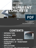 Transparent Concrete Seminar