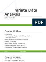 Multivariate Data Analysis: Setia Pramana