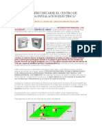En Donde Debe Ubicarse El Centro de Carga de Una Instalación Eléctrica