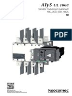 Transfer Switching Equipment 100, 200, 260, 400A: Instr Uction Manual