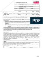 Garda Consent Form - Criminal Education and Reference Checks