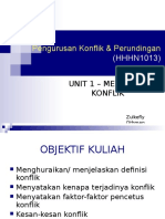 Pengurusan Konflik & Perundingan: (HHHN1013)