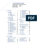 Biblatex Documentation