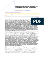 Assessment of Daily Profiles of ADHD and ODD Symptoms, and Symptomatology Related To ADHD Medication, by Parent and Teacher Ratings