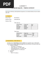 Labsheet 5 - Sqlite - Writecontent