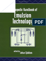 Encyclopedic Handbook of Emulsion Technology