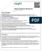 International Journal of Retail & Distribution Management: Article Information