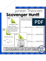 Pythagorean Scavenger Hunt - Customary and Metric