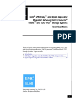 SAN Copy and Open Replicator Migration Between EMC Symmetrix VMAX and EMC VNX