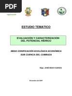 Hidrologia Cumbaza PDF