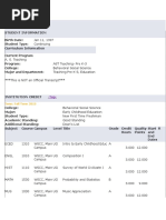 Transcript Data