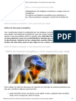 Baños de Limpieza Energética y Cómo Prepararlos para Alejar Energías