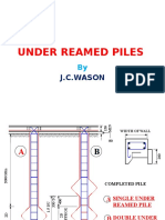 Under Reamed Piles - 1-10-09