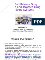 Modified Release Drug Products