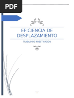 Eficiencia de Desplazamiento.