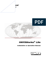 ONYXWORKS LITEInstallation Operation Manual PDF