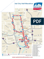 Cap City Half Marathon Map