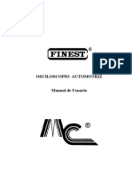 Finnest 1006 Osciloscopio MANUAL ESPAÑOL OSCILOSCOPIO PDF