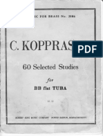 Kopprasch 60selected Studies For BB Flat Tuba PDF