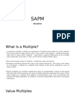 SAPM Valuation