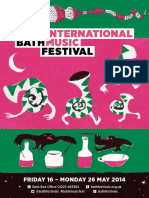 2014 Bath International Music Festival Brochure