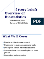 A Brief (Very Brief) Overview of Biostatistics: Jody Kreiman, PHD Bureau of Glottal Affairs