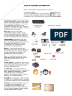 Electrical Supplies and Materials