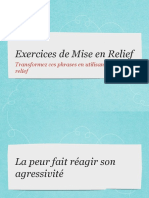 Exercice de Mise en Relief