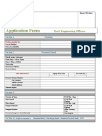 Standard CV Format For Seafarer Andhini Ekakarya