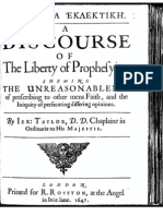 A Discourse of The Liberty of Prophesying