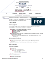 Introduction To Mechanical Ventilation