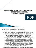 Perbedaan Pendekatan, Strategi, Metode, Teknik, Model