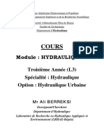 Berreksi - Cours - Hydraulique 3 - l3 Hu