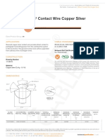 120mm2 Contact Wire Copper Silver