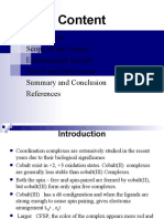 Ligand Subsitution On Carbonatopentamine Cobalt (III) Nitrate