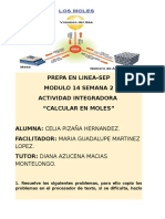 Calcular en Moles