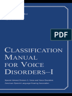 Classification Manual For Voice Disorders I PDF