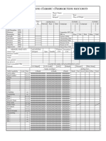 Rolemaster Classic Character Sheet