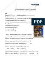 Checklist For Servomotor SMR A51321 Troubleshooting