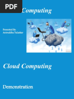 Cloud Computing: Presented By: Aniruddha Tulaskar