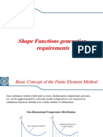 Shape Function Generatio