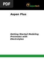 Aspen-Getting Started Modeling Processes With Electrolytes