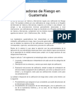 Calificadoras de Riesgo en Guat Case Sábado 5