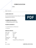 Curriculum-Vitae: Amrendra Singh Negi