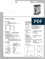 Technical Data: Timers - DELTA Series