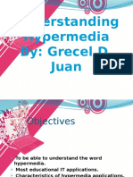 Understanding Hypermedia By: Grecel D. Juan