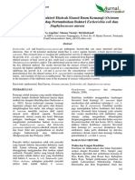 Sanctum L.) Terhadap Pertumbuhan Bakteri Escherichia Coli Dan Staphylococcus Aureus