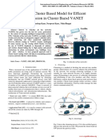 Dynamic Cluster Based Model For Efficent Transmission in Cluster Baesd VANET