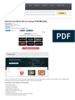 Advanced Web Store Using PHP - MySQL - Free Source Code, Tutorials and Articles